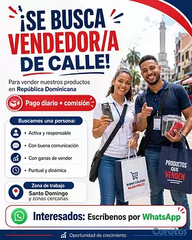 empleos disponibles - Buscamos Vendedor/a de Calle para EcoMarket