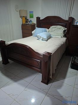 muebles y colchones - JUEGO DE HABITACION CON 2 MESITAS DE NOCHE Y COLCH