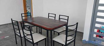 muebles y colchones - Juego de comedor moderno – como nuevo