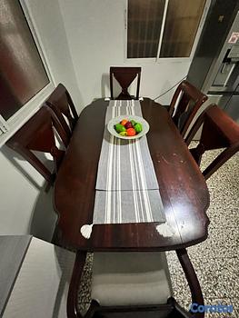 muebles y colchones - Juedo de comedor en caoba