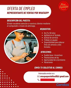 empleos disponibles - Personal para tienda de globos y envolturas