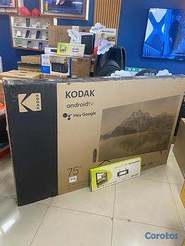 tv - SMART TV KODAK DE 75 PULGADAS GOOGLE TV CONTROL POR VOZ 4K UHD 2026 NUEVAS #TV