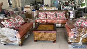 muebles y colchones - muebles en mimbres 
