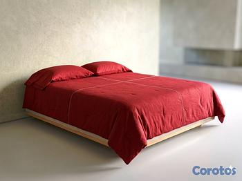 muebles y colchones - Colcha Queen/Full MainStays Reversible + 2 Fundas 