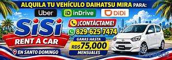 carros - DAIHATSU MIRA RENTA PLATAFORMA UBER, INDRIVE, DIDI