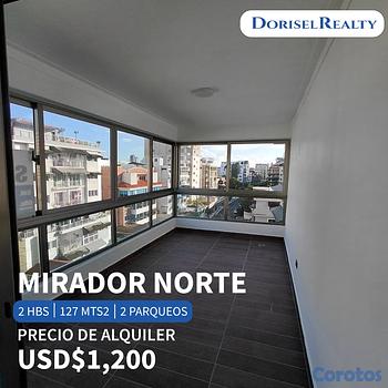 apartamentos - ALQUILER DE PRECIOSO APARTAMENTO UBICADO EN MIRADO