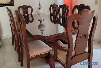 muebles y colchones - COMEDOR DE CAOBA