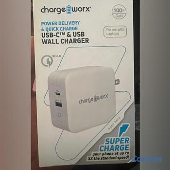 celulares y tabletas - Cabeza Cargador Charge Worx 10W para iPhone Androi