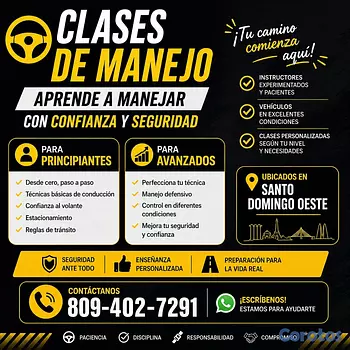 cursos y clases - Clases de manejo en Santo Domingo Oeste 