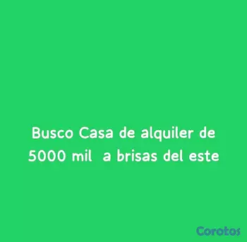 casas - busco casa alquiler 
