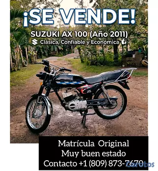 motores y pasolas - Moto Suzuki año 2011