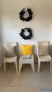 muebles y colchones - Juego balcón crema terraza 