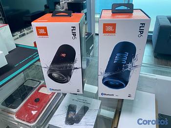 camaras y audio - JBL Flip 5 y JBL Flip 6