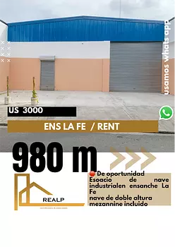 oficinas y locales comerciales - Nave para alquiler o venta Ens La Fe