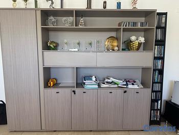 muebles y colchones - De oportunidad Estante  Ejecutivo y Escritorio tipo L para Oficina 