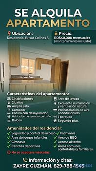 apartamentos - Apartamento en alquiler 