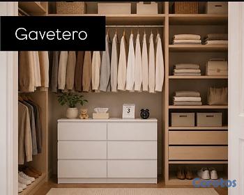 muebles y colchones - Gavetero de 6 gavetas 
