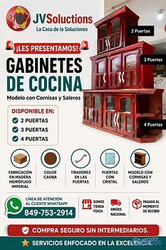 cocina - Gabinetes de cocina 
Disponible en 2, 3 y 4 Puertas 