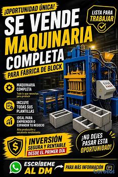 construccion e industrial - Maquinaria de hacer block