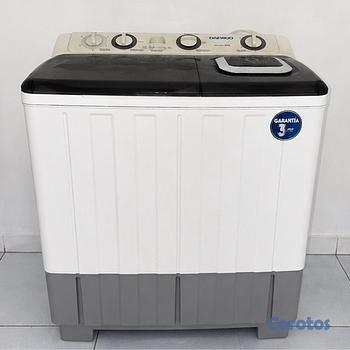 electrodomesticos - Lavadora Daewoo semiautomática doble tina