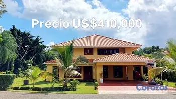 casas vacacionales y villas - Villa lista para midarte, unicada en Guavaberry, perfecta para vivir o invertir
