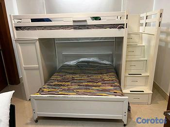 muebles y colchones - Venta de un bunk bed para tres personas