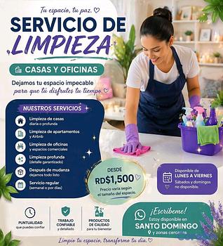 servicios profesionales - 🧹Limpieza cuidadosa y confiable para tu hogar