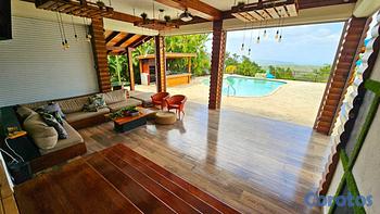 casas vacacionales y villas - Villa en Venta Amueblado en Jarabacoa con amplio T