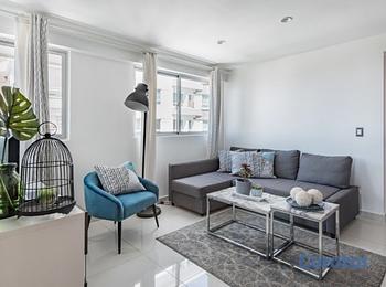 apartamentos - vendo piso 6 totalmente amueblado zona universitaria una habitación 1.5 baños pa