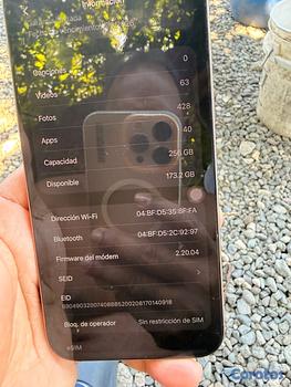 celulares y tabletas - iPhone 16 pro max 256 