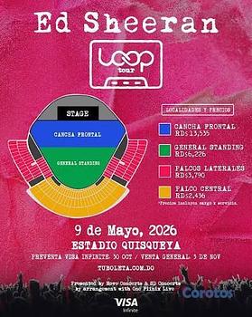 taquillas para eventos - Vendo 2 taquillas Front Seating para Ed Sheeran 