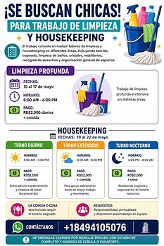 empleos disponibles - Trabajo de Limpieza 