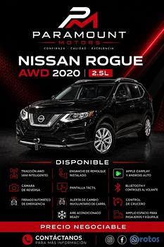 jeepetas y camionetas - 🚘 NISSAN ROGUE AWD 2020