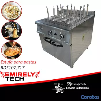 equipos profesionales - Estufa para hervir pasta cocer espaguetis 