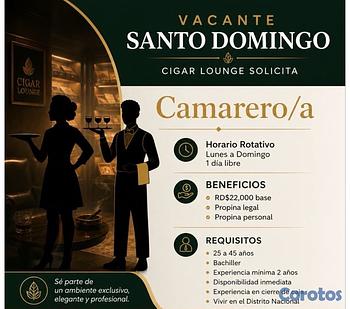 empleos disponibles - camarero/a