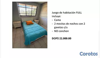 muebles y colchones - Juego de habitación 