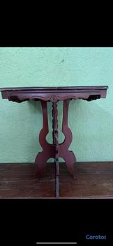 muebles y colchones - Mesa lateral o de área caoba 6800