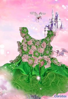 accesorios - Vestido festivo y de diseño elabora para niñas de 