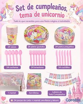 accesorios - SET DE CUMPLEAÑOS. ( Para niñas.)