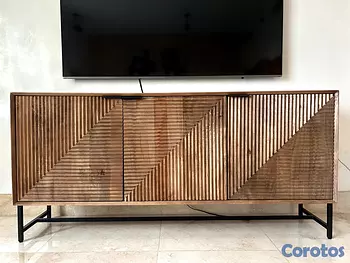muebles y colchones - Credenza Madera Ilumel