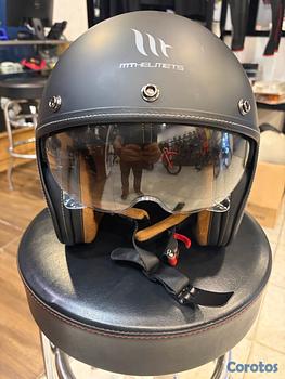 Artículos Deportivos - Casco MT open face 3/4 Homologado, certificaciones DOT y ECE. 