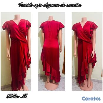 ropa para mujer - Vestido rojo elegante de ocasión 