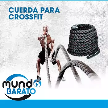 Artículos Deportivos - Soga Cuerda crossfit gym ejercicio batalla entrenar alta intesidad