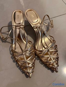 zapatos para mujer - Zapatillas de Zara #38 usada 3 veces como nuevas excelente condición 