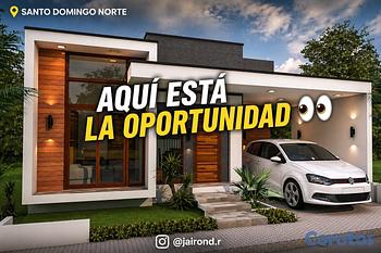 casas - Casa en obra gris en SDN – 3 hab, patio, proyecto 