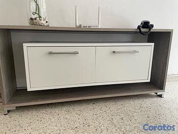 muebles y colchones - MUEBLE PARA TV CON LUCES LED
