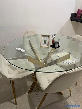 muebles y colchones - venta de mesa de cristal