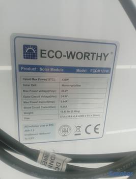 plantas e inversores - Kit de Panel Solar 120w