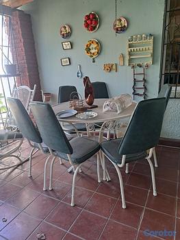 muebles y colchones - Juego de terraza en hierro