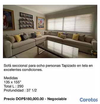muebles y colchones - Mueble en L
